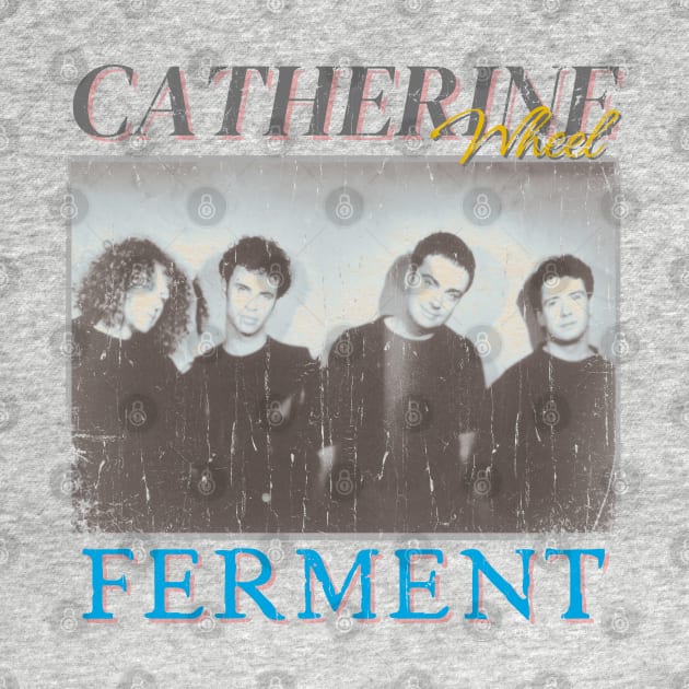 Catherine Wheel Vintage 1990 // Ferment Original Fan Design Artwork by A Design for Life